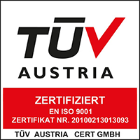 Zertifikat TÜV Austria